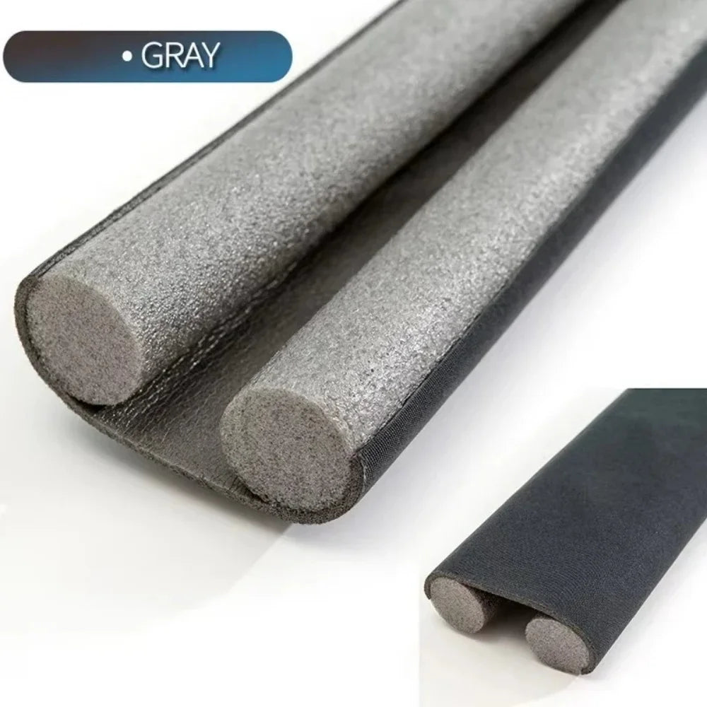 Windproof Seal Strip Draught Excluder Stopper Door Bottom Guard Double Protector Doorstop Dust-proof Blocker Sealer Soundproof