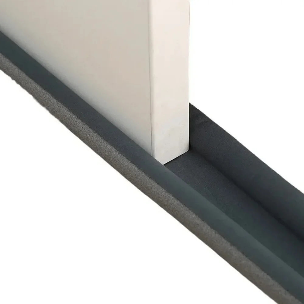 Windproof Seal Strip Draught Excluder Stopper Door Bottom Guard Double Protector Doorstop Dust-proof Blocker Sealer Soundproof